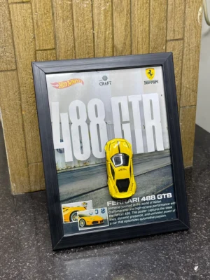 Ferrari 488 GTB 3D Diecast Car Frame