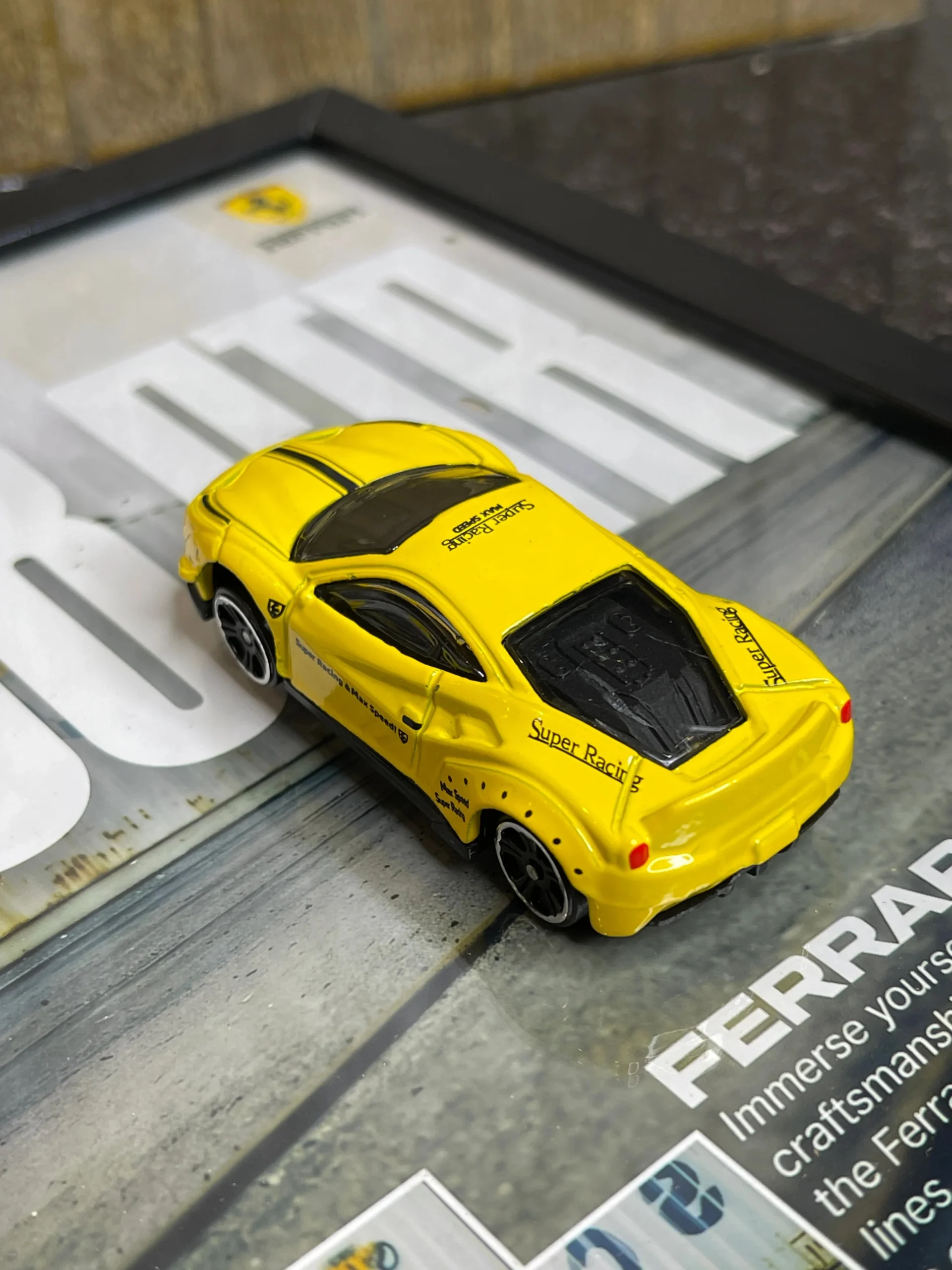 Ferrari 488 GTB 3D Diecast Car Frame - Image 4