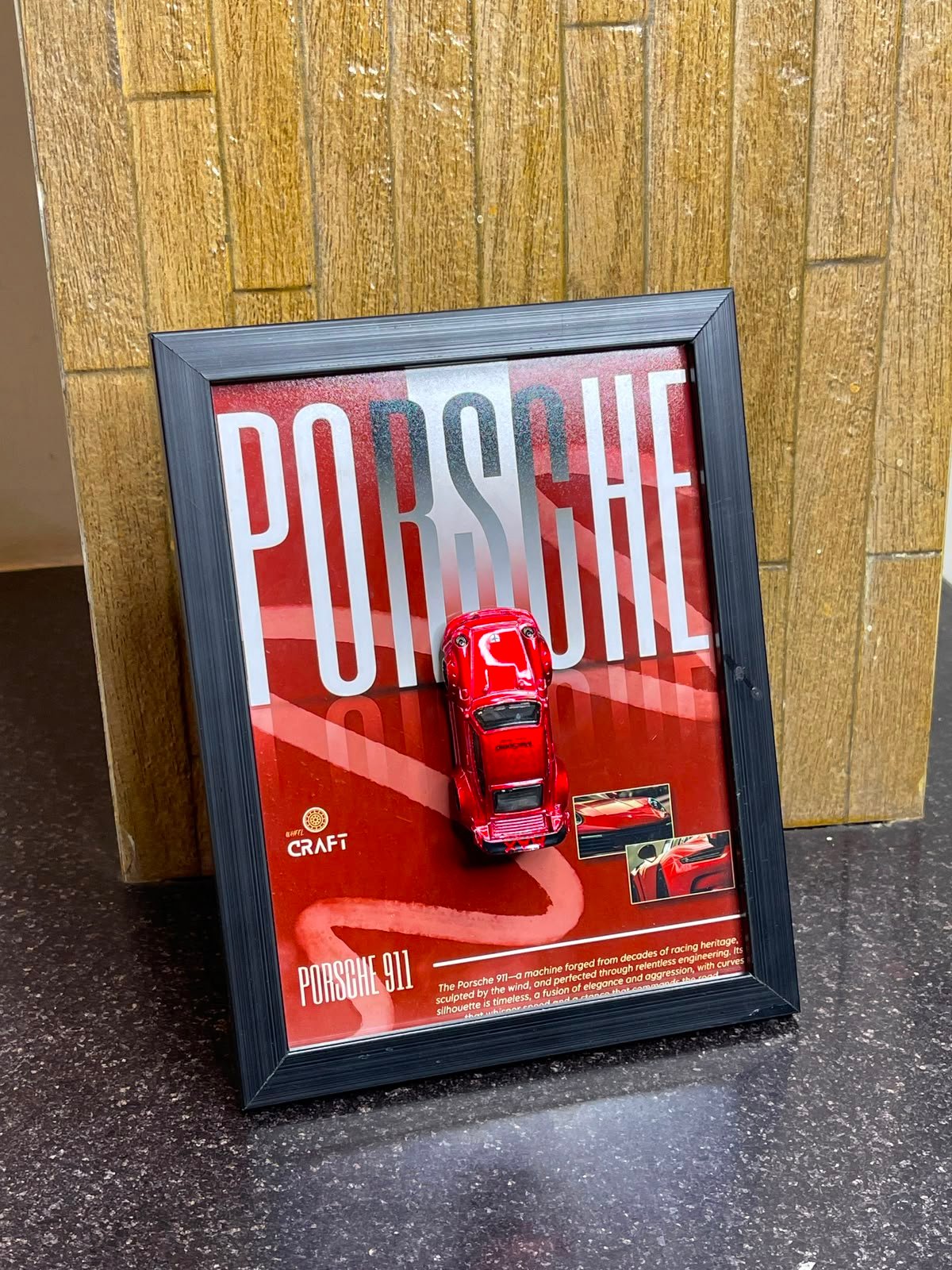 Porsche 911 Mini 3D Car Frame - Image 2