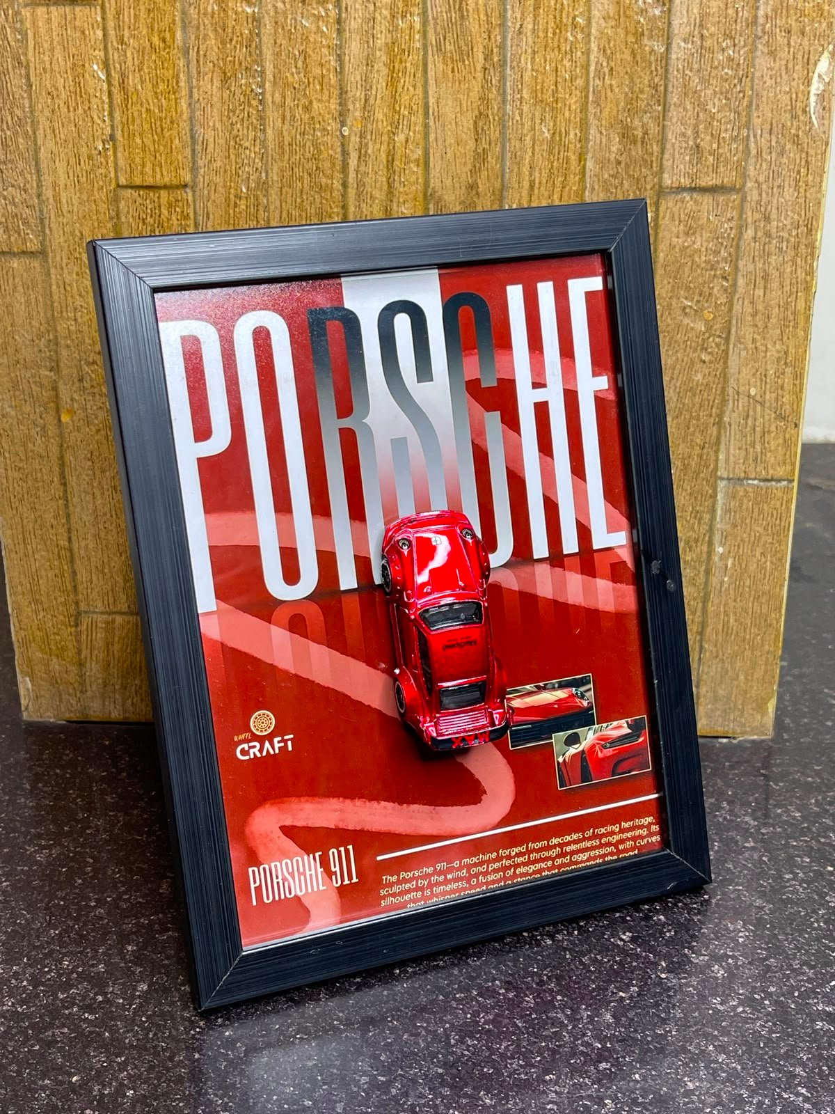 Porsche 911 Mini 3D Car Frame