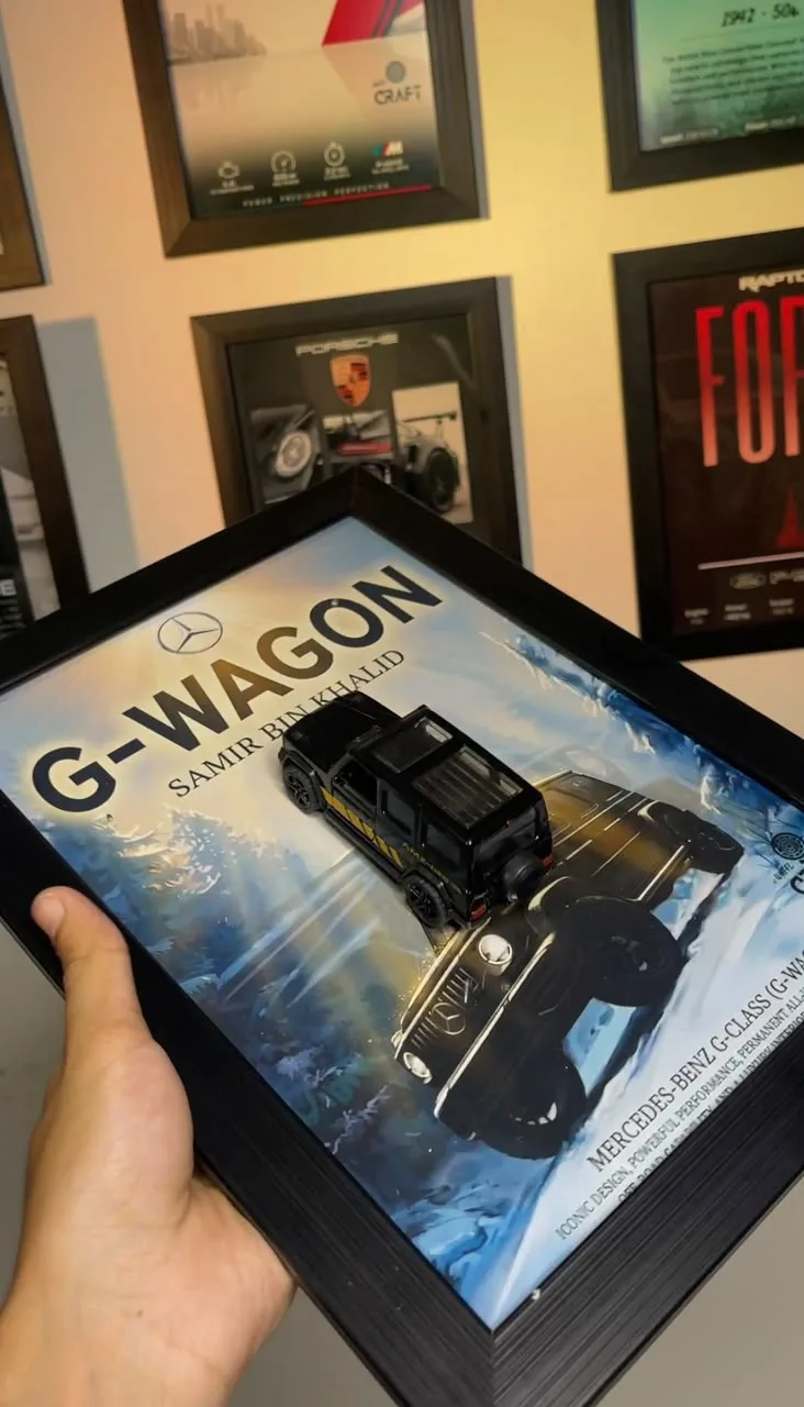 Mercedes-Benz G-Class / G-Wagon 3D Car Frame - Image 2