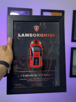 Lamborghini Spiderman 3D Car frame