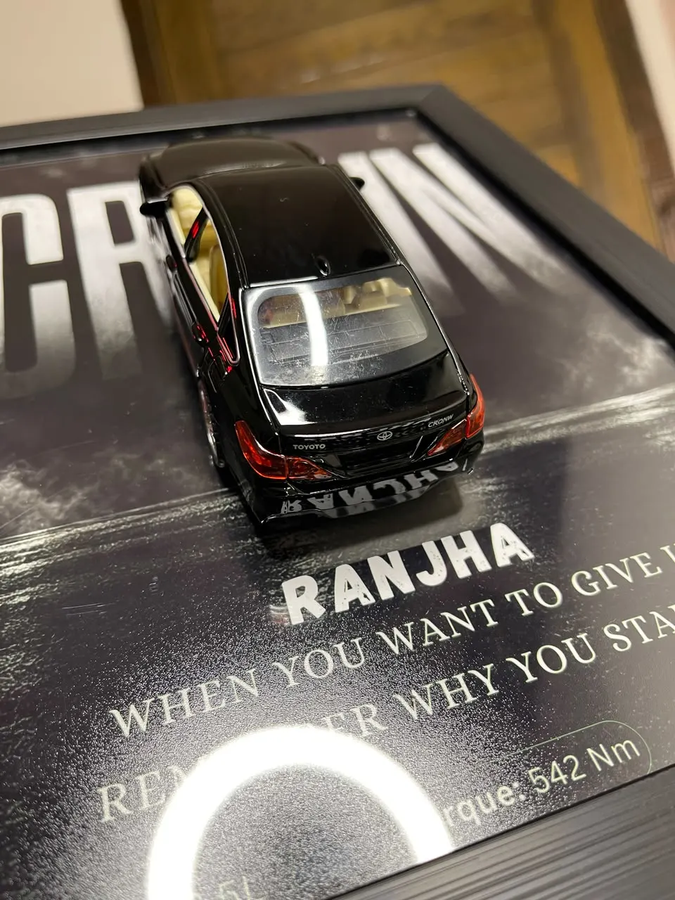Toyota Crown 3D Diecast Car Frame - Image 5